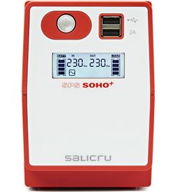 Salicru SLC-SPS 850 SOHOPLUS sai línea interactiva sps 850 soho+ - 850va/480w - 2*schuko - dob 647ca000003 - SLC-SPS 850 SOHOPLU