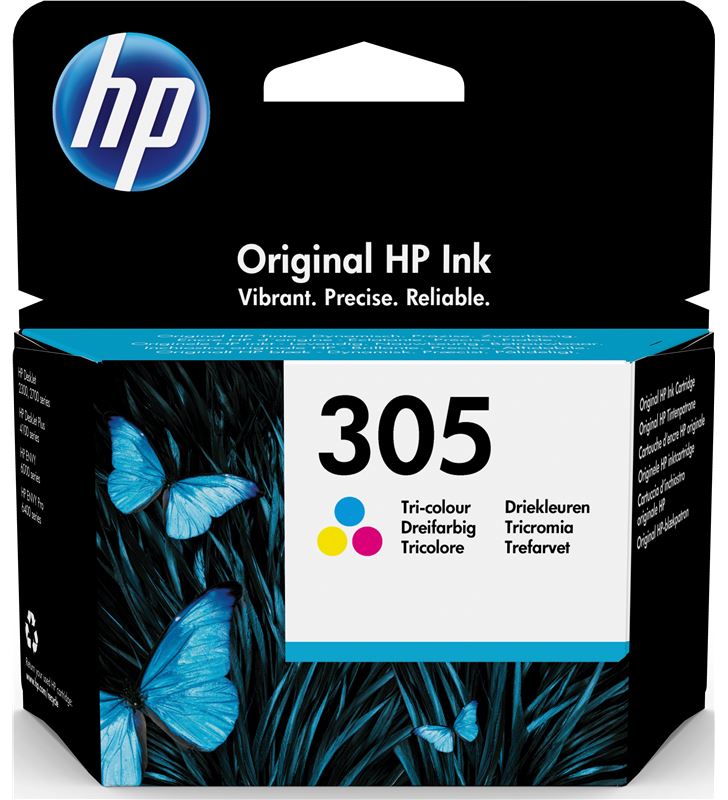 Hp 3YM60AE cartucho de tinta color nº305 - 100 páginas aprox. - compatible según es - 3YM60AE