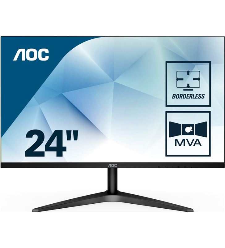 Aoc 24B1H monitor led - 23.6''/59.9cm - 1920*1080 - 60hz - 16:9 - 250cd/m2 - - AOC-M 24B1H