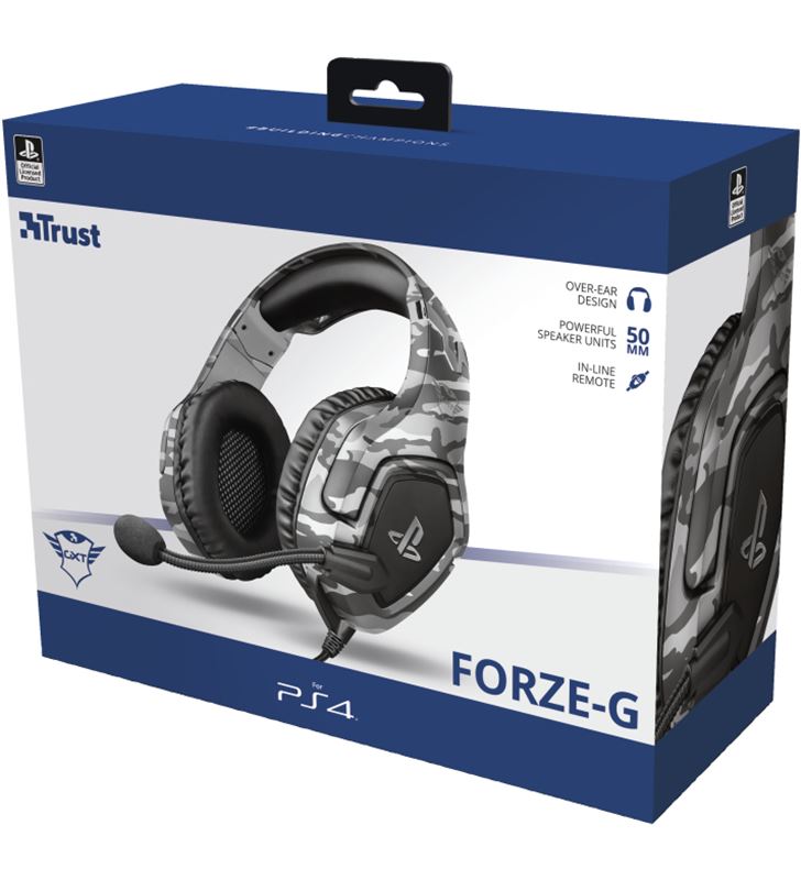 Trust 23531 auriculares gaming gxt488 forze ps4 gris - 78603452_7568741762