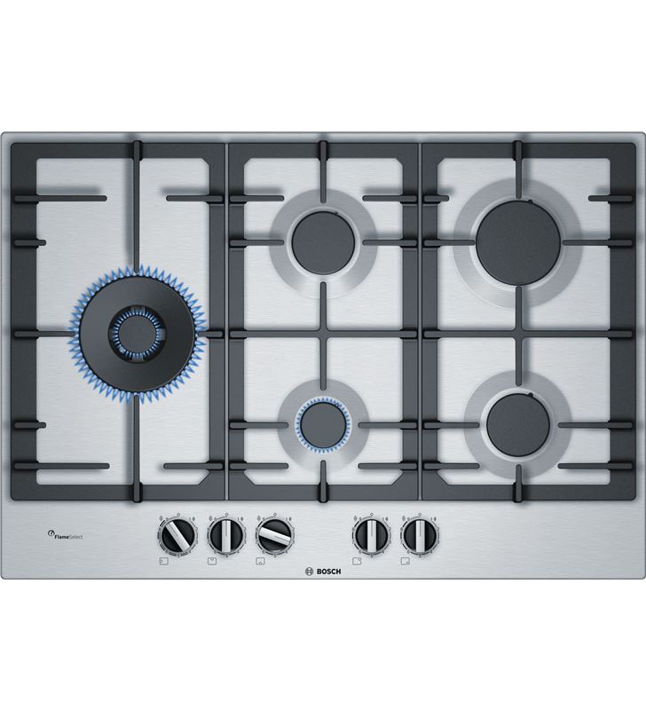 Bosch PCS7A5B90 placa gas inox 75cm 5quem Encimeras - PCS7A5B90