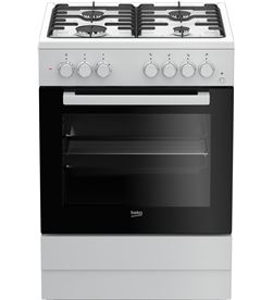 Beko FSE62110DW cocina gas 4f 60cm blanca natural horno electrico - FSE62110DW