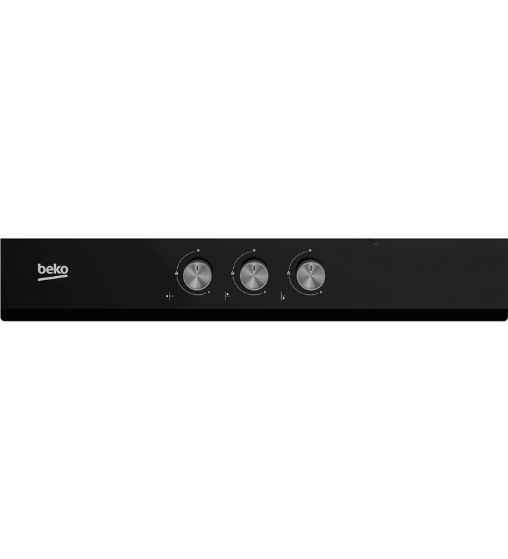 Beko HISW 63222 SO encimera gas cristal 60cm / 3 fuegos (2 + 1 wok doble corona) / soportes hi modelo nuevo - 77104312_777480723