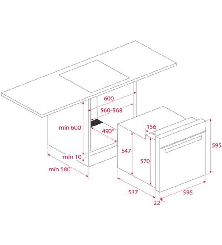 Teka 111280001 horno polivalente hbe 490 me bk negro - 72485599_5319335405