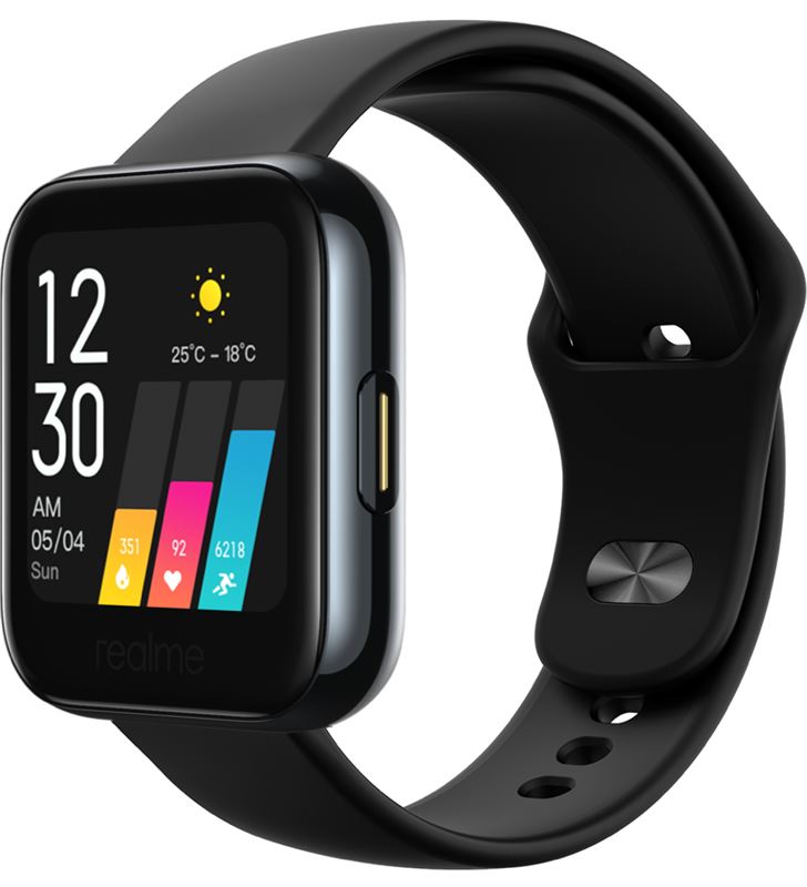 Realme WATCH 161 BLACK watch smartwatch táctil 1.4'' frecuencia cardíaca oxígeno en sangre - +22694