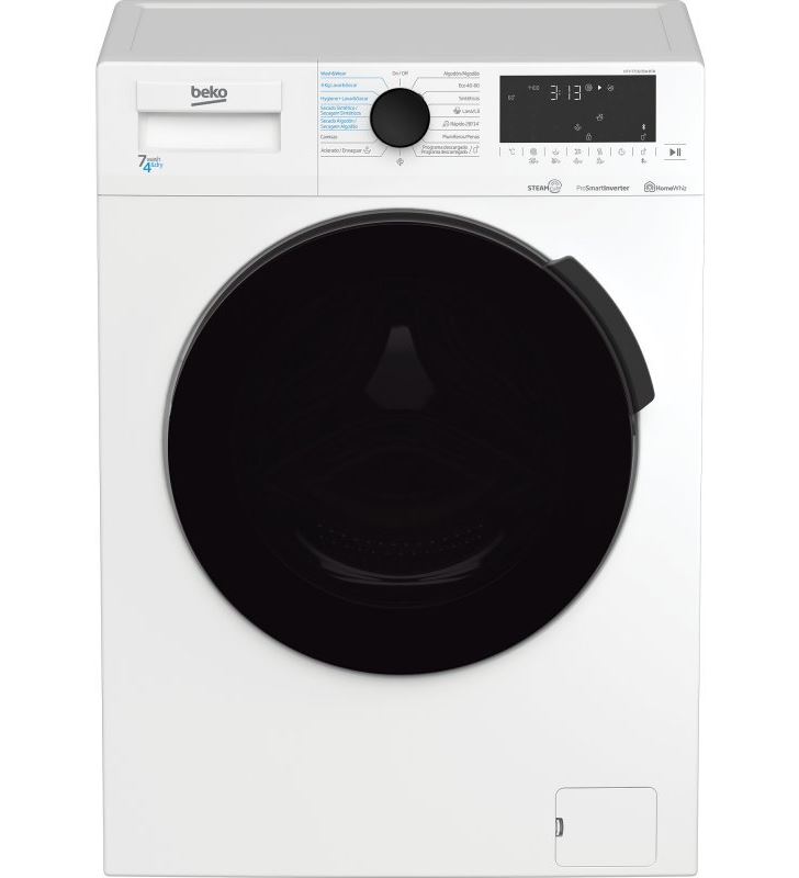 Beko HTV7716DSWBTR lavadora/secadora carga frontal 7+4kg (1400rpm) htv 7716 dsw bt - 8690842369490