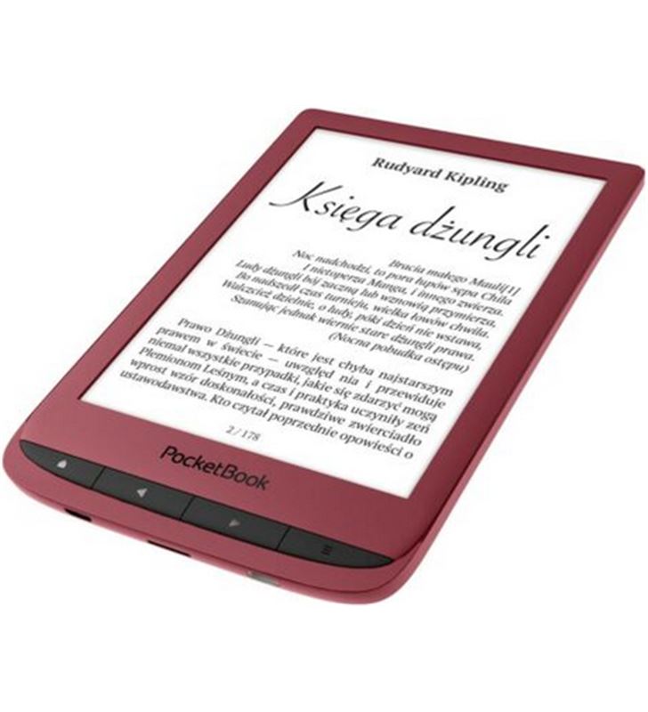 Pocketbook PB628-P RUBYRED lux5 rojo rubí e-book libro electrónico 6'' e ink táctil hd 8gb - 80212713_9379650245