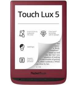 Pocketbook PB628-P RUBYRED lux5 rojo rubí e-book libro electrónico 6'' e ink táctil hd 8gb - +22845