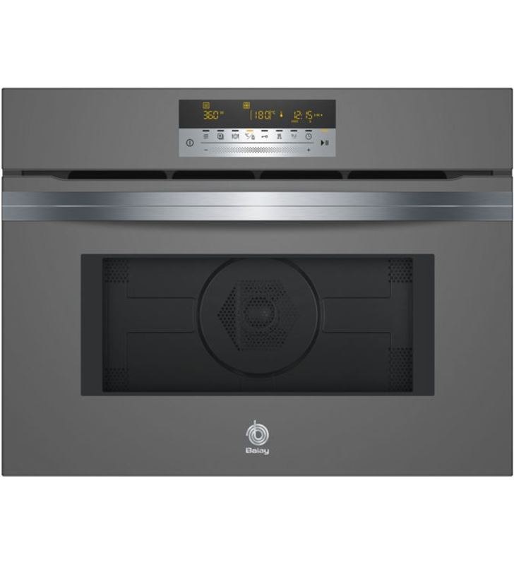 Balay 3CW5179A0 horno/micro comp. cristal gris 45cm - BAL3CW5179A0