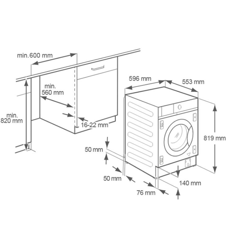 Electrolux EW7F3846OF lavadora carga frontal integrable 8kg 1400rpm - 59331686_1853819369