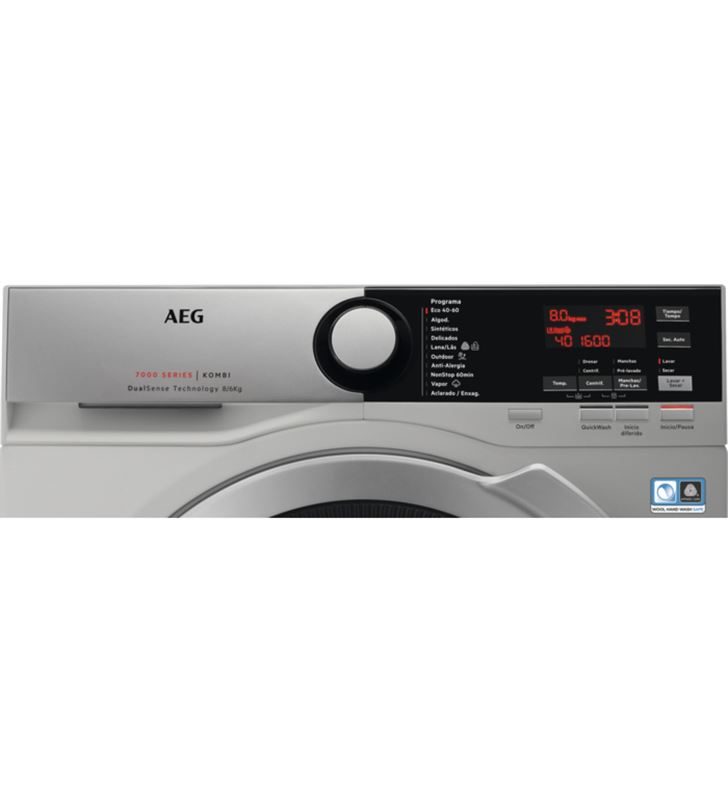 Electrolux AEGL7WEE862S lavadora/secadora carga frontal 8+6kg aeg l7wee862s (1600rpm) - 87163214_3685922040