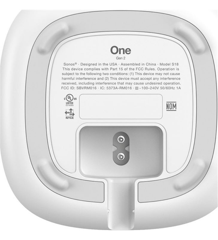 Apple ONE WHITE sonos one blanco altavoz inteligente con airplay 2 de - 76662859_3118151107