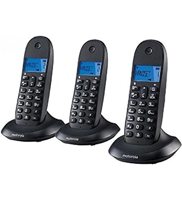 Motorola C1003LB+ TRIO N c1003lb+ negro trío teléfono inalámbrico - 68954580_0409973000