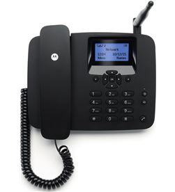 Motorola FW200L NEGRO telefono fijo inalambrico sim 2g gsm con bateria auxi - +95915