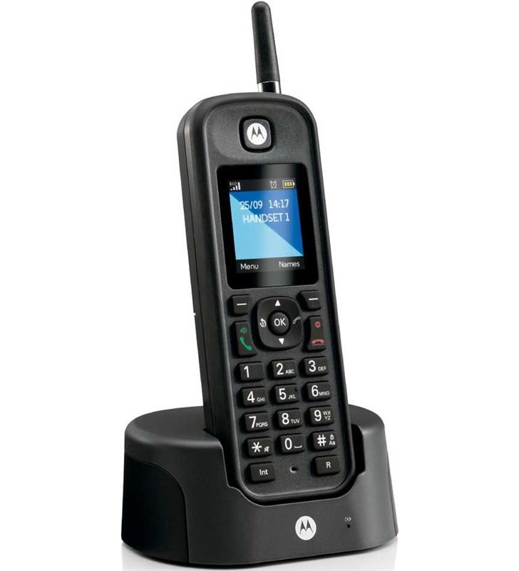 Motorola O201 NEGRO teléfono inalámbrico resistente de largo alcance - +96924