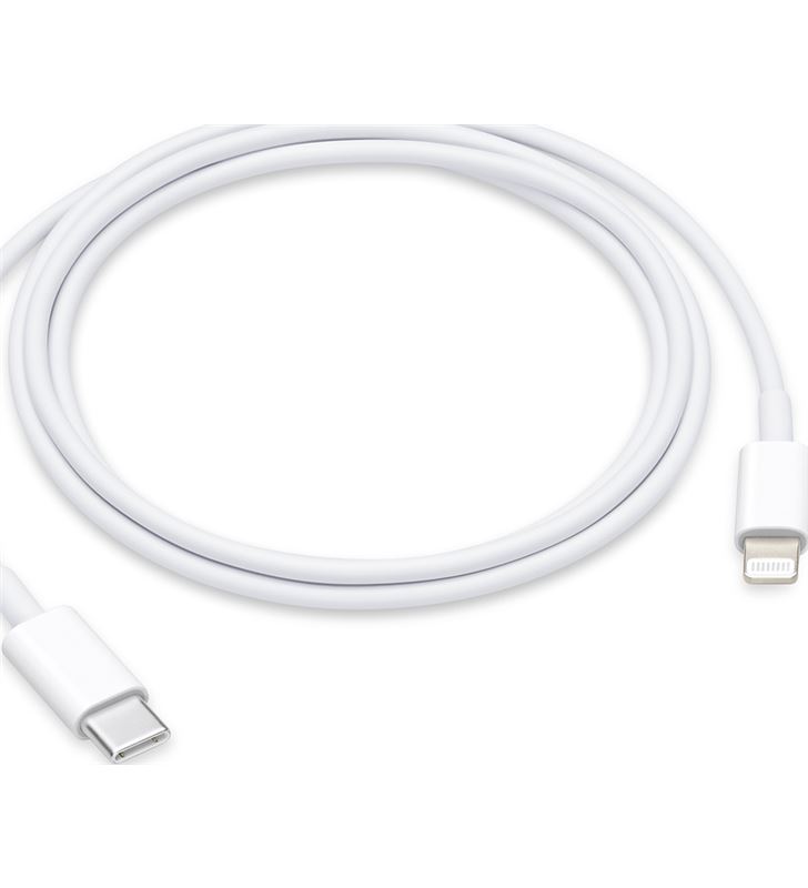 Apple MX0K2ZM/A cable blanco usb-c a lightning 1 metro - +23298