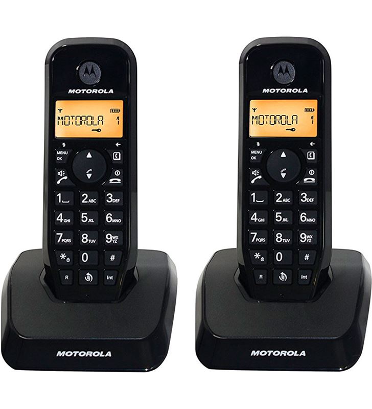 Motorola S1202 DUO NEGRO s1202 negro duo teléfono inalámbrico manos libres 50 contactos - +98465