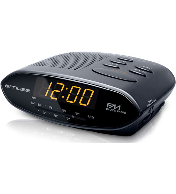 Muse M-10 CR negro radio analógica sobremesa fm snooze - +21350