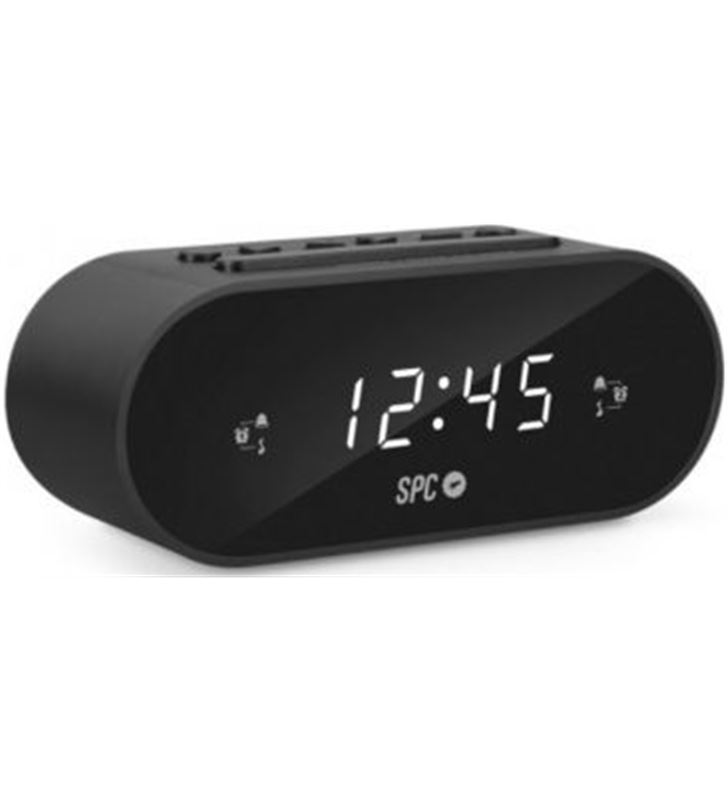 Spc 4585N FRODI negro radio despertador con radio y doble alarma - +23401