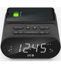 Spc 4587N despertador frodi qi/ radio fm/ base de carga inalámbrica - SPC-DES 4587N