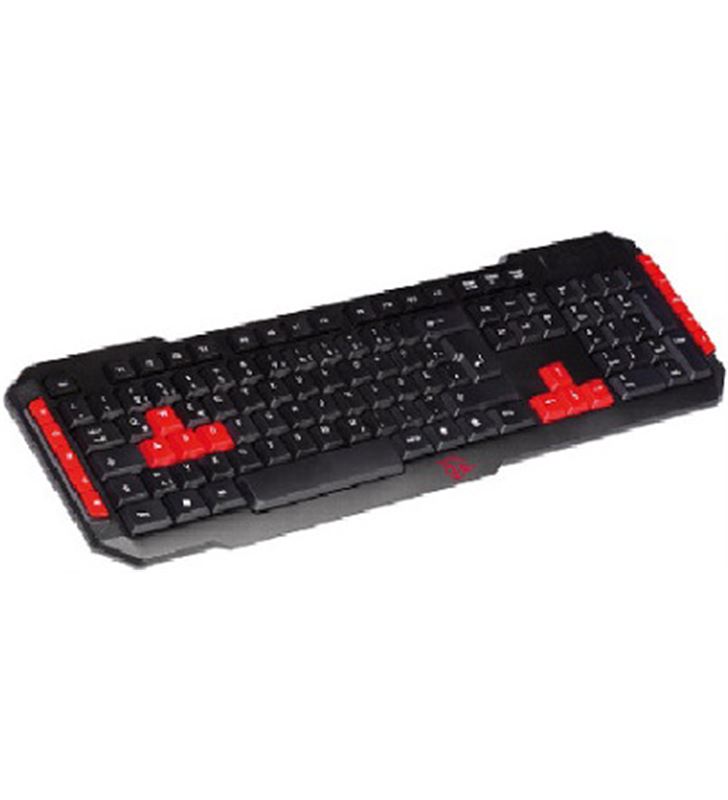 Teclado gaming Vivanco itkbg2es 10 teclas acceso rapido negro/rojo 60433 - 60433