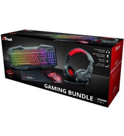 Trust 23148 kit gaming gxt 1180rw auriculares/teclado/ratón/alfombrilla - TRU23148