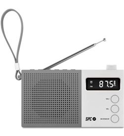 Spc 4578B radio jetty max blanca - almacena 50 emisoras - reloj y func. despertad - SPC-RADIO 4578B