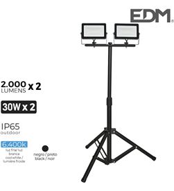 Edm foco proyector led con tripode 2x 30w 6400k 2 x 2000 lumens 8425998703191 - 70319