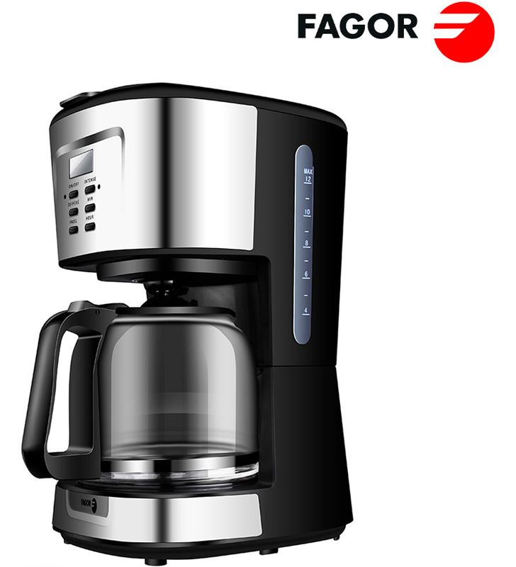 Fagor cafetera programable 900w. 1,5l , 10/12 tazas. 8436589740020 - 78418