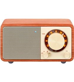 Sangean WR-7 WALNUT wr-7 nuez radio analógica sobremesa fm bluetooth batería li-ion rec - +20781