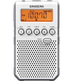 Sangean DT-800 WHITE dt-800 blanco radio digital bolsillo am fm con rds pantalla lcd bat - +20784
