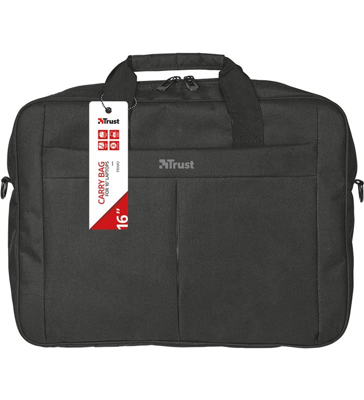Trust maletín  primo para portátiles hasta 16''/40.6cm - compartimento pr 21551 - 32842082_8074312742