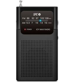 Spc -RADIO ICY MAX radio portátil icy max/ negra 4588n - SPC-RADIO ICY MAX