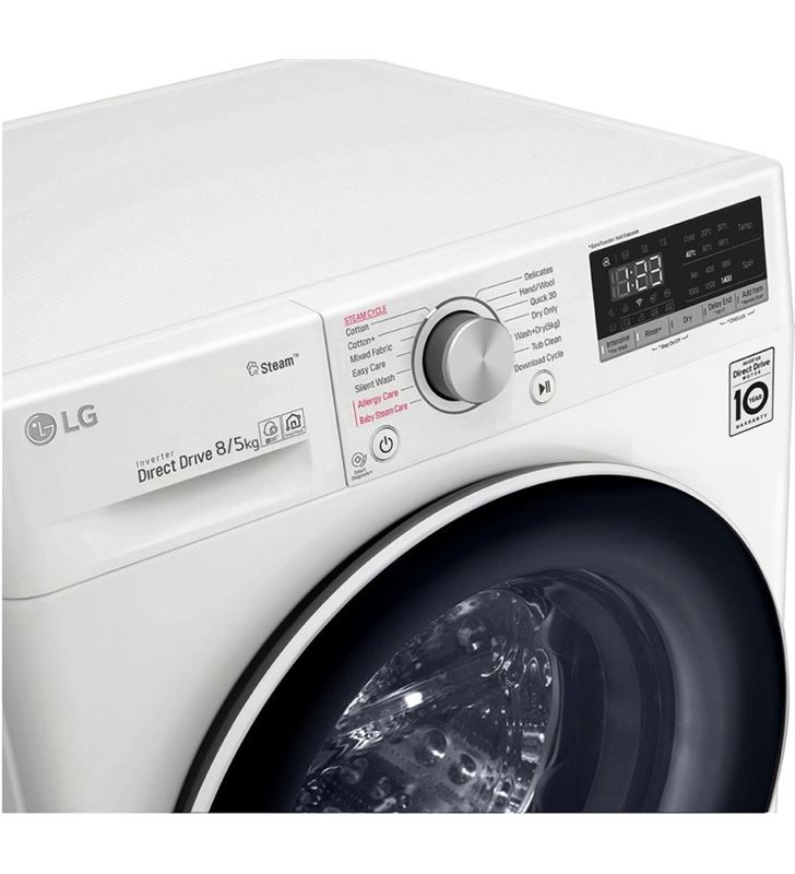 Lg F2DV5S85S2W lavadora secadora clase c 8,5+5 kg 1200 rpm fondo 47,5 cm - 92304979_1762502791