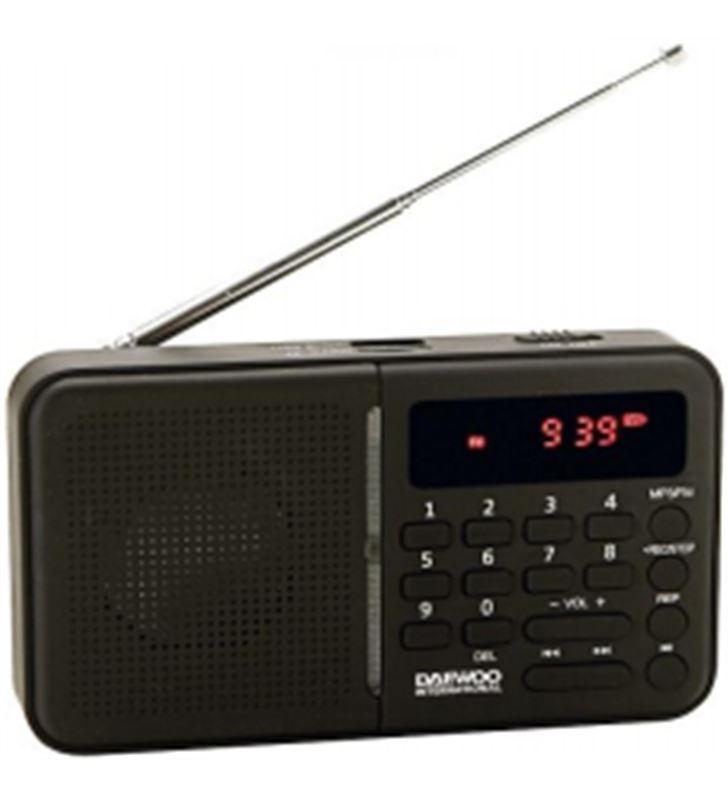 Daewoo DRP122N radio digital fm daewo negro Radio Radio/CD - DRP122N