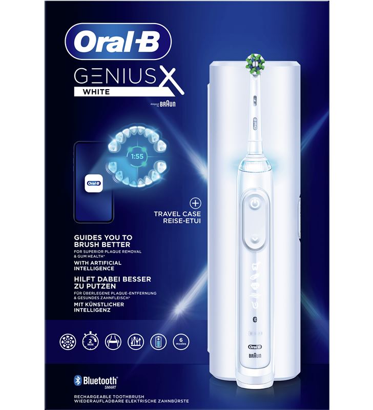 Braun GENIUSX cepillo dental genius x blanco blanco - BRAGENIUSX