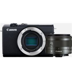 Canon +24259 #14 eos m200 negra/cámara compacta 24.1mp + vídeo 4k/wi-fi/bluetooth/obje eos m200 bk m15 - +24259 #14