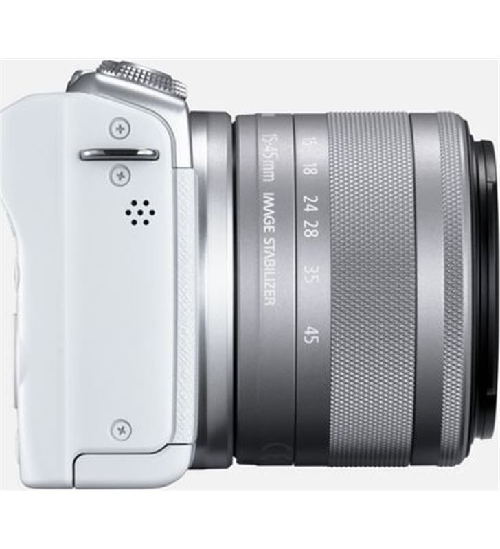 Canon +24260 #14 eos m200 blanca/cámara compacta 24.1mp + vídeo 4k/wi-fi/bluetooth/obj eos m200 wh m15 - 75615593_9237124368