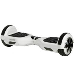 Denver DBO-6500_WHITE hoverboard, patín eléctrico con doble motor (350 wts cada uno) y doble sist 19150080 - DBO-6500BLANCO