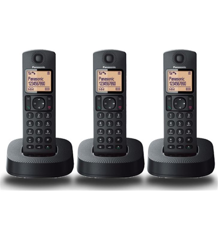 Panasonic KXTGC313SPB telefono inal kx-tgc313spb trio negro - KXTGC313SPB