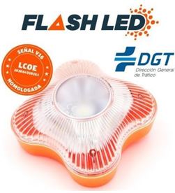 Wikango WKG-LUZ FLASH LED luz de emergencia para coche v16 flash led/ homologada/ base imanta wk1000221 - WKG-LUZ FLASH LED