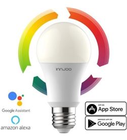 Innjoo -BOM LED BULB WH bombilla inteligente led bulb/ casquillo e27/ 9w/ 800 lúmenes/ 3000- ij-led smart bu - INN-BOM LED BULB 