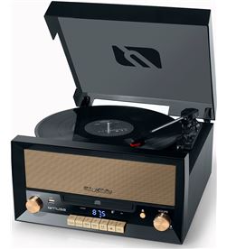 Muse +25316 #14 mt-110 b negro microcadena con tocadiscos estéreo / cd / radio fm mt-110 b black - +25316 #14