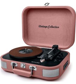 Muse +25724 #14 mt-201 btp rosa tocadiscos estéreo / usb / bluetooth - +25724 #14