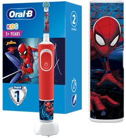 Braun D100KIDSSPIDER cepillo dental d100 kids spiderman + estuche - D100KIDSSPIDER