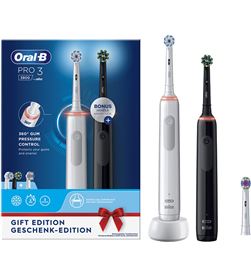 Braun PRO3900DUOW cepillo dental oral-b pro 3900 blanco/negro duo - PRO3900DUOW