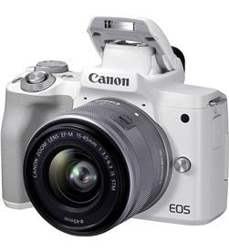 Canon +26303 #14 eos m50 mark ii white + objetivo zoom ef-m15-45mm f/3.5-6.3 is stm / - +26303 #14