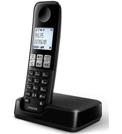 Philips L-TEL D2501B teléfono inalámbrico d2501b/01/ negro - PHIL-TEL D2501B
