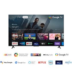 Tcl 65P631 tv 65 65 4k hdr tv with google tv 164 dark metal f - 65P631