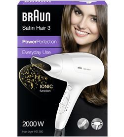 Braun HD380 secador 2000w blanco Secador - HD380